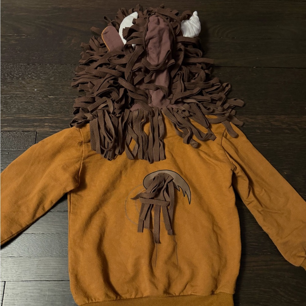 Brown Buffalo Costume Hoodie